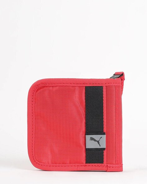 Bi-Fold Wallet with Zip Closure-