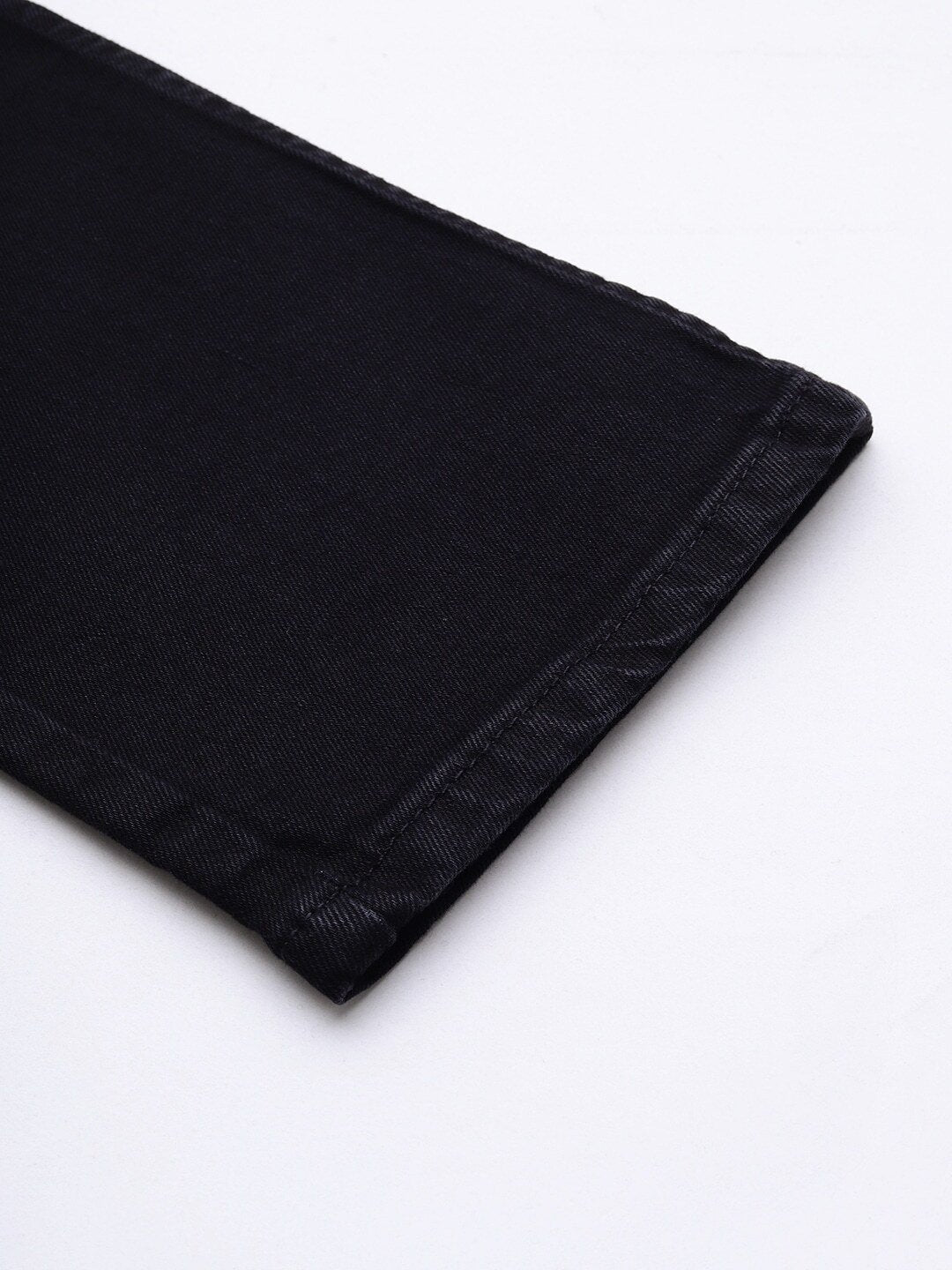 Men Black Skinny Fit Mid-Rise Clean Look Jeans-65504-0556