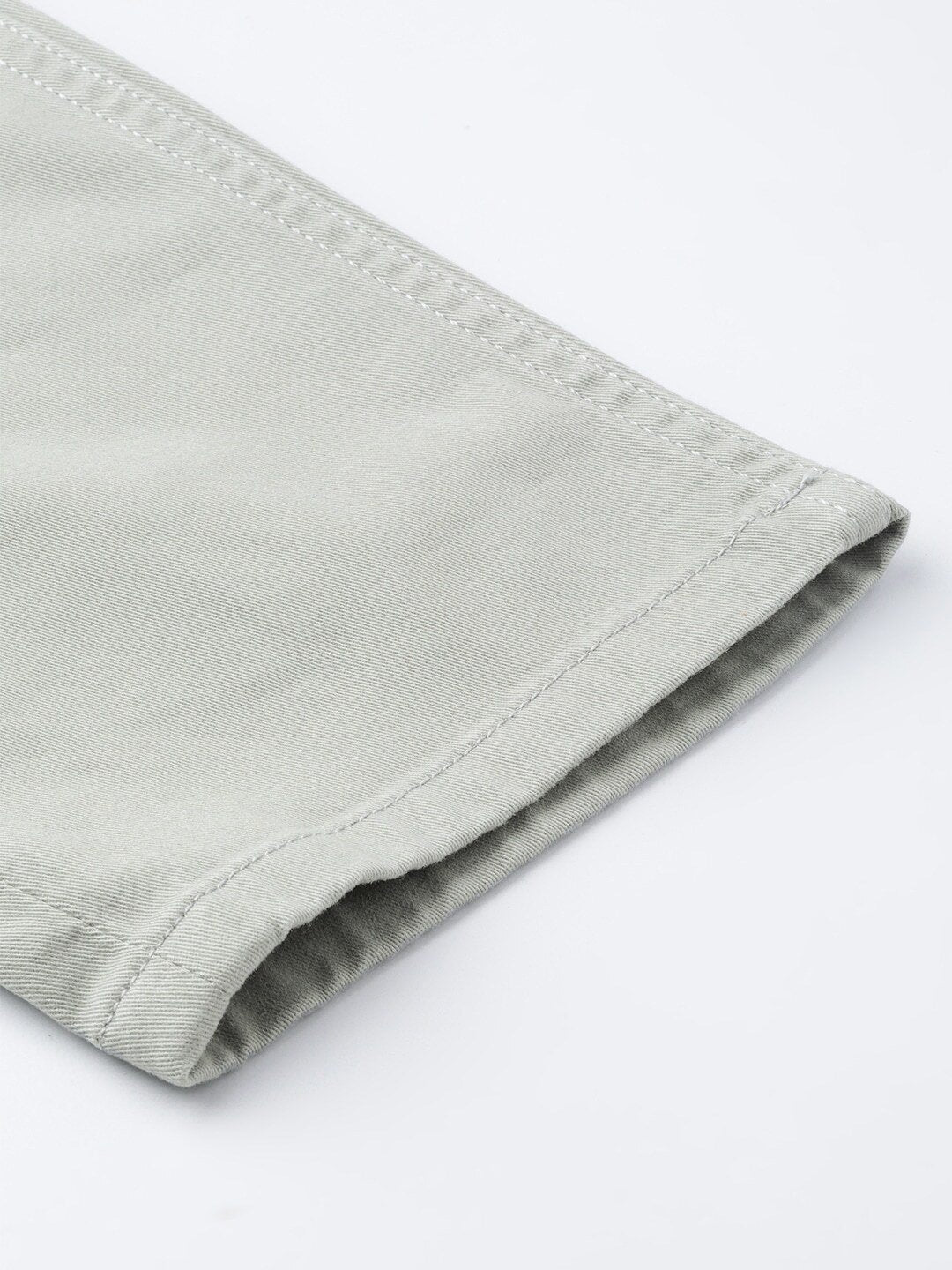 Men Grey Regular Fit Solid Chinos-11354726