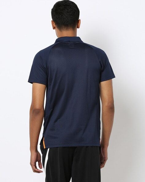 Sports Polo T-shirt with Signature Branding-AV4888-419