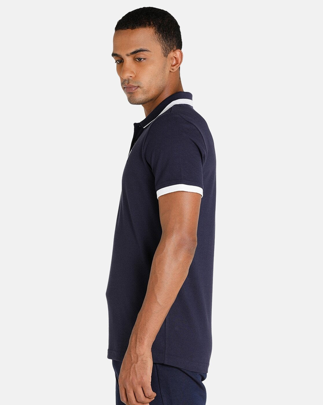 Logo Print Slim Fit Polo T-shirt-849352 06