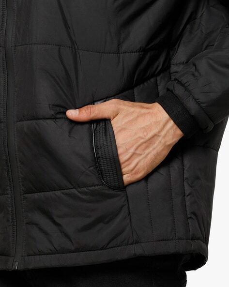 FORT COLLINS Panelled Bomber Jacket with Insert Pockets-14722-AJ - Discount Store