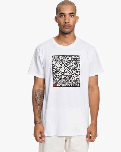 Printed Crew-Neck T-shirt-EDYZT03939