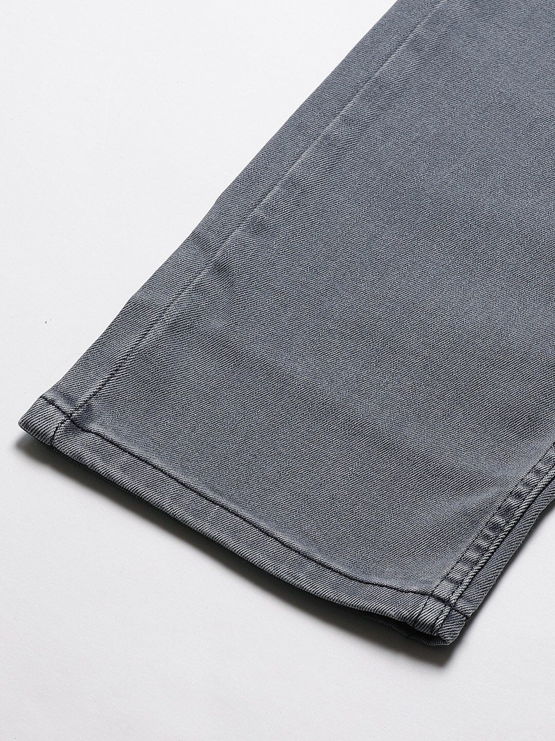 Men Grey 513 Slim Straight Fit Mid-Rise Clean Look Jeans-23677-0186