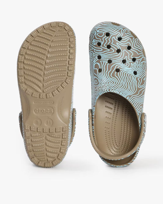 Printed Clogs with Slingback-208263-2f9