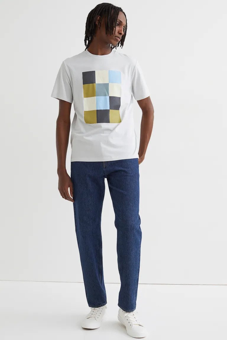 Regular Fit Cotton T-shirt-1036336002