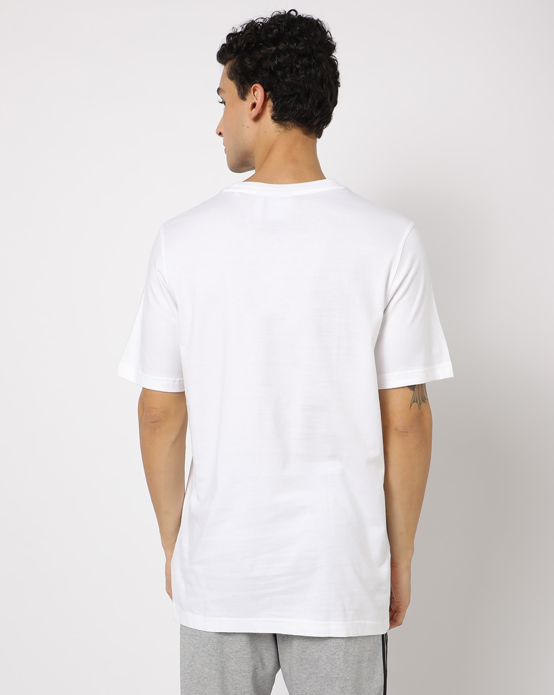 Logo Print Crew-Neck T-shirt-H06644