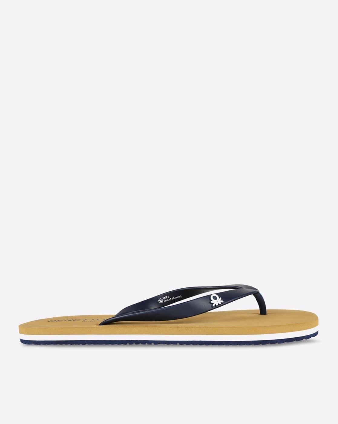 Brand Print Thong-Strap Flip-Flops-21a8cffpm401l