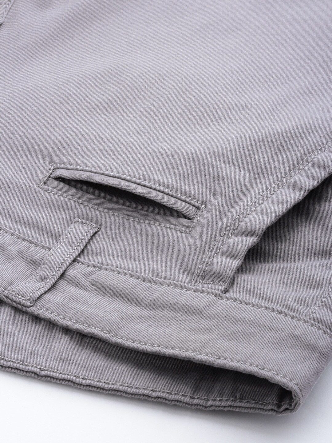 Men Grey Trousers-11201688
