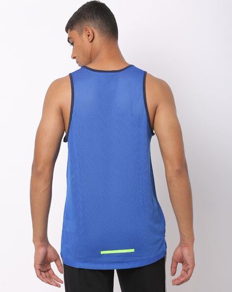 Wild Run Mesh Tank Crew-Neck T-shirt-Bv5561-480