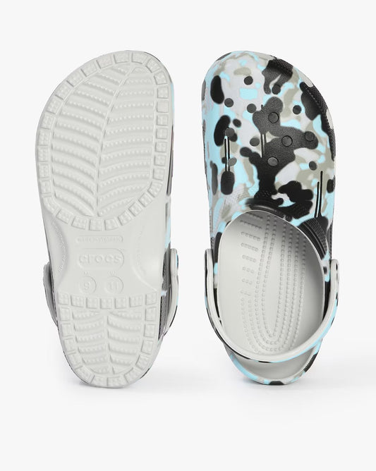 Camouflage Print Clogs with Slingback-208261-1ft