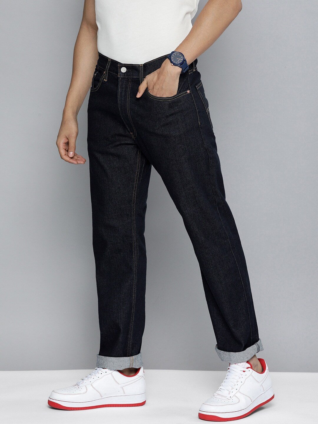 Men Blue Slim Fit Stretchable Jeans-A0574-0015