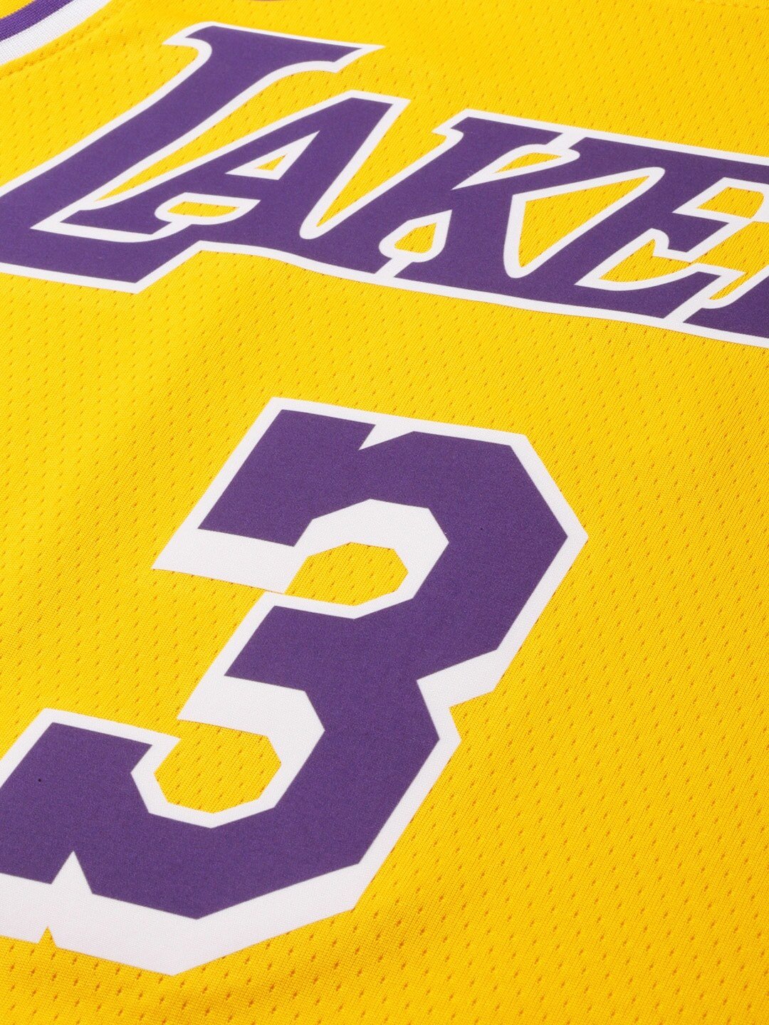 Men Yellow Anthony Davis Los Angeles Lakers ICON Dri-FIT SWGMN 20 Basketball T-shirt-Cw3669-728