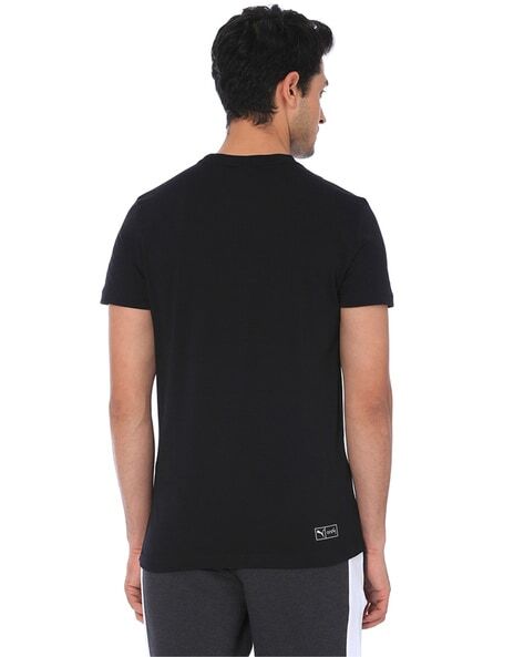 Graphic Print Crew-Neck T-shirt-58149704