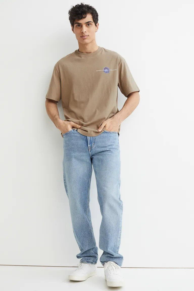 Relaxed Fit Cotton T-shirt-1032522014