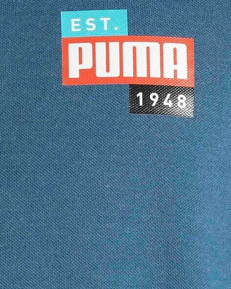 Brand Print Slim Fit Polo T-shirt-670268 65