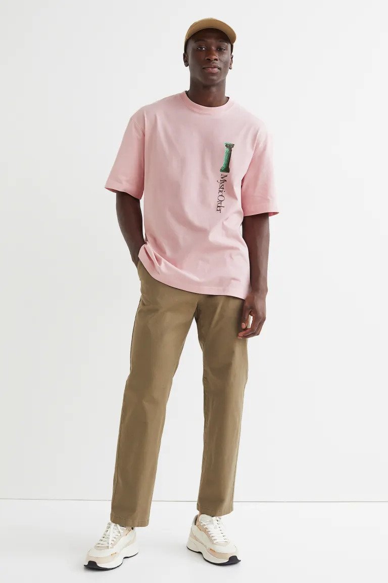 Relaxed Fit Cotton T-shirt-1032522028