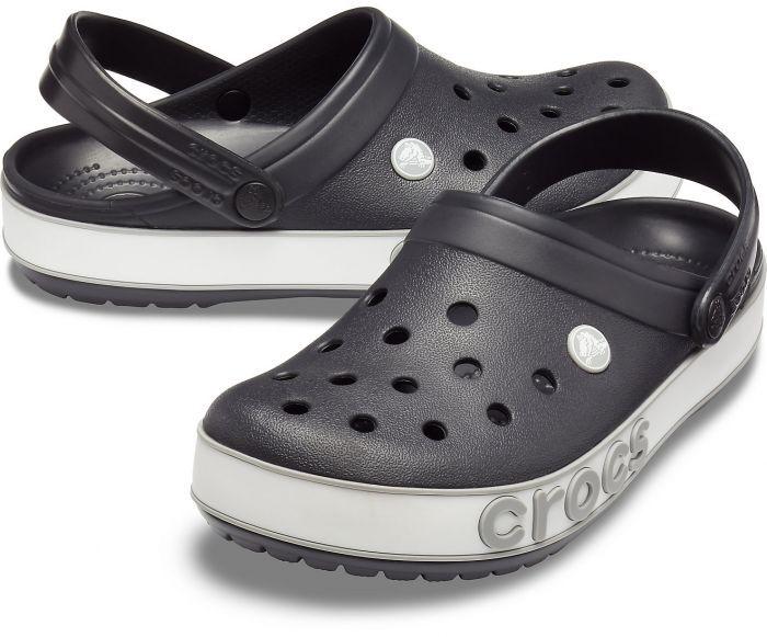 Crocband Bold Logo Black/Light Grey Unisex Clog-20602102g - Discount Store
