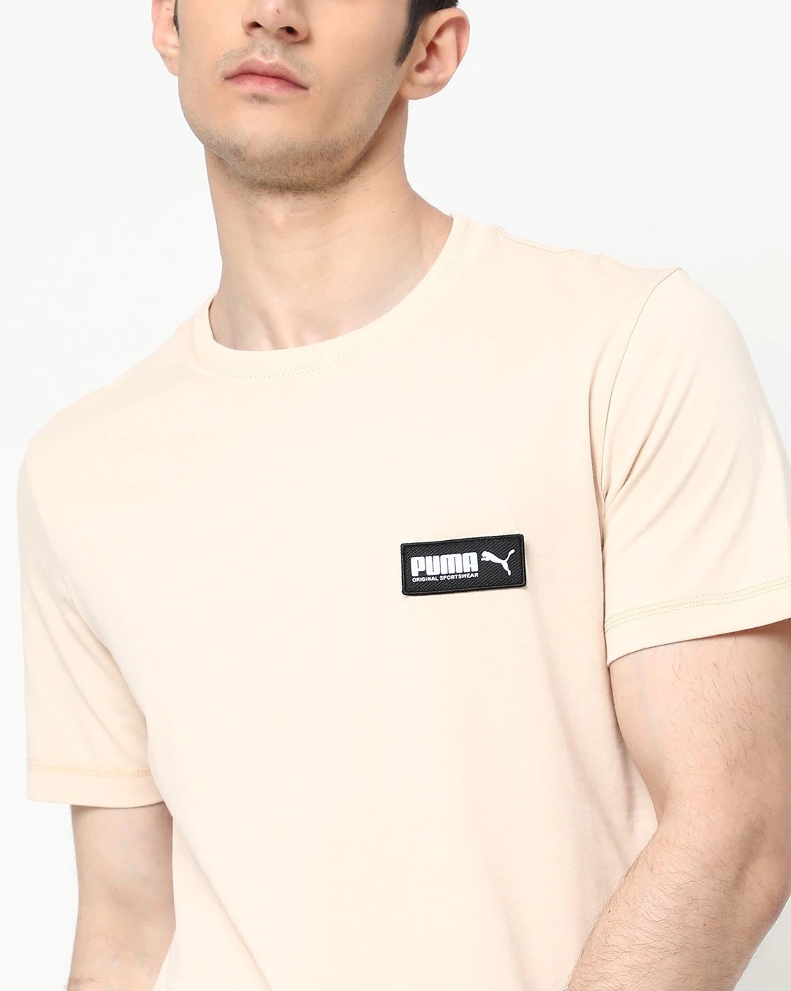 Crew-Neck Cotton T-shirt-58268765