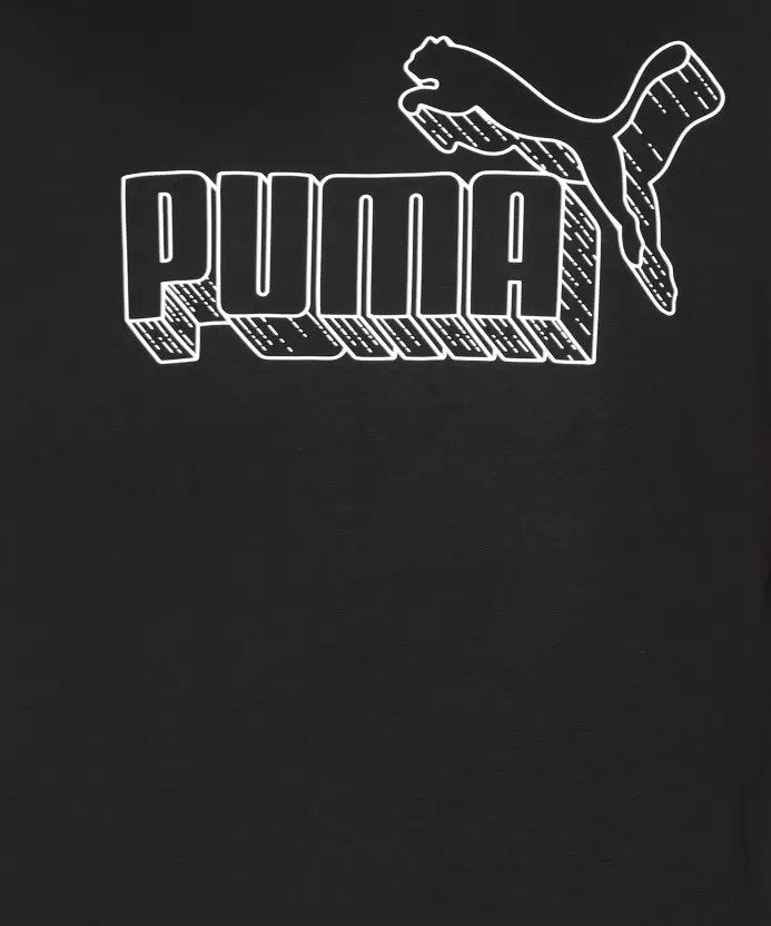 Men Typography Round Neck Black T-Shirt-67174101