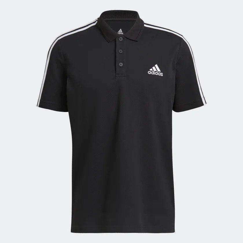 AEROREADY ESSENTIALS PIQUÉ EMBROIDERED SMALL LOGO 3-STRIPES POLO SHIRT-gk9097