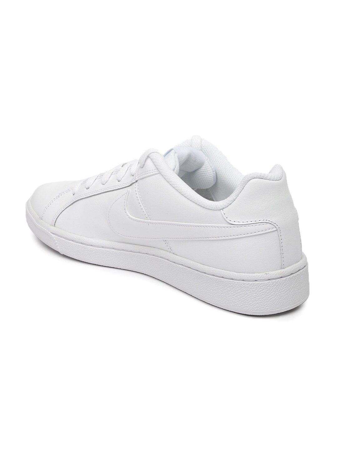 Men White Solid Court Royale Sneakers
