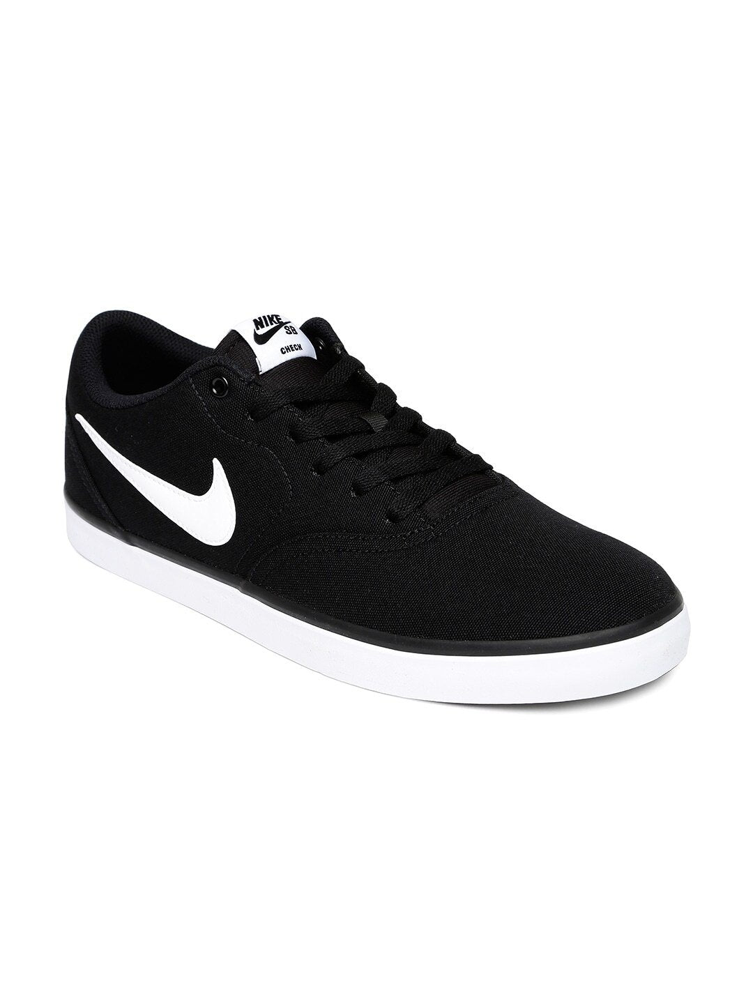 Men Black SkateBoarding CHECK SOLAR Sneakers