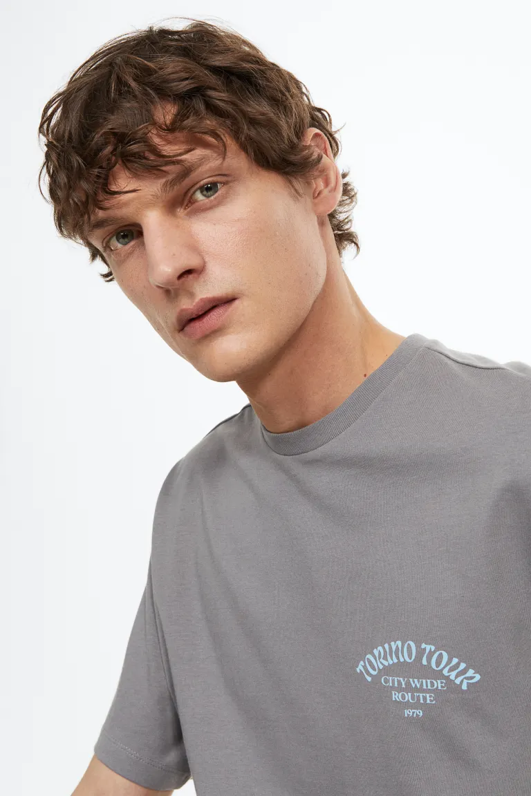 Relaxed Fit Printed T-shirt-1154188003