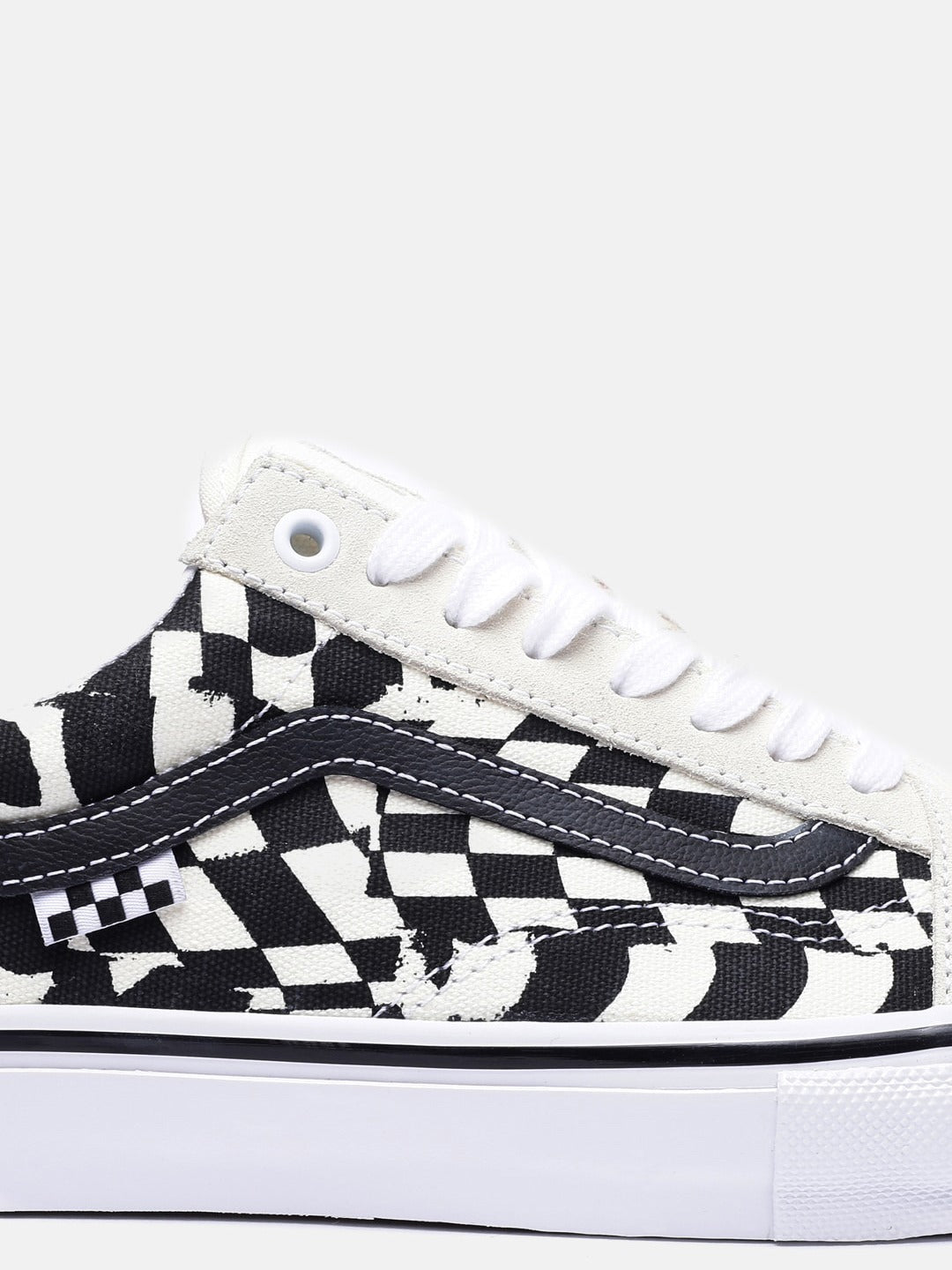Black & White Printed Sneakers-Vn0a5fcb9cu