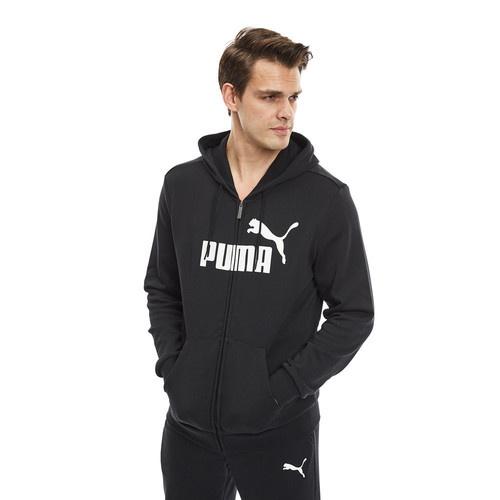 sweatshirt Puma Essentials Mens Hooded Jacket 85176801 - Discount Store