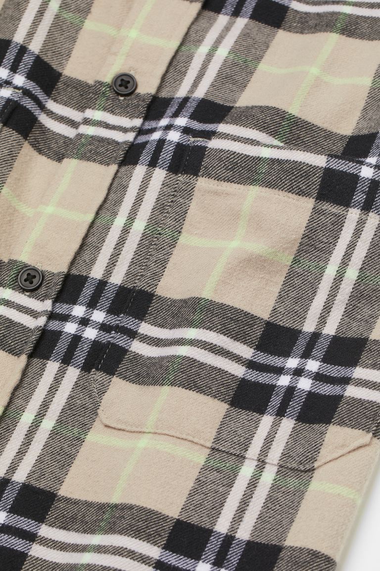 Regular Fit Flannel shirt-0964269011