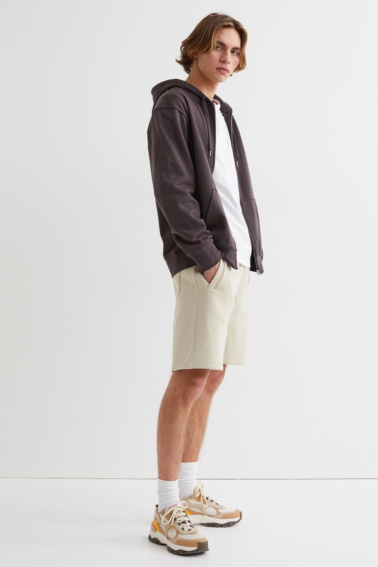 Regular Fit sweatshirt shorts-0956308014