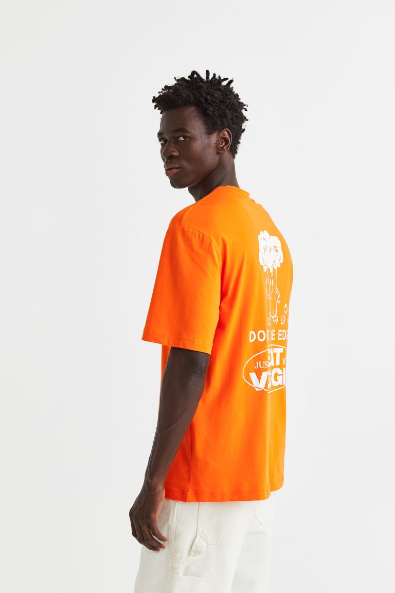 Relaxed Fit Printed T-shirt-1102720008