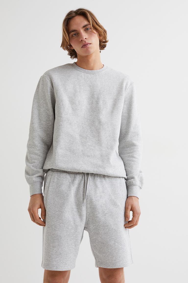 Regular Fit sweatshirt shorts-0956308002