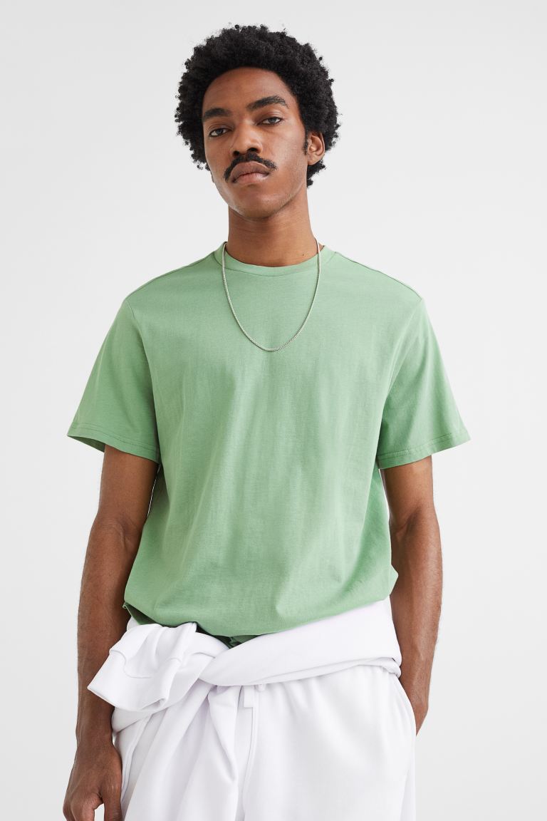 Regular Fit Round-neck T-shirt-0685816138