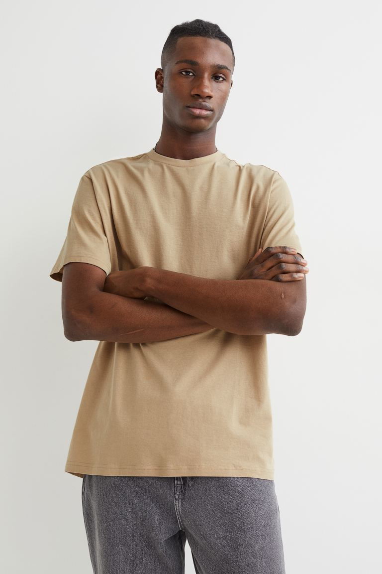 Regular Fit Round-neck T-shirt0685816129