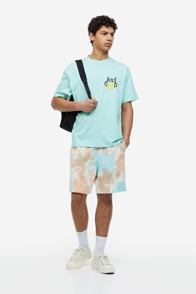 Relaxed Fit Printed T-shirt-1032522061