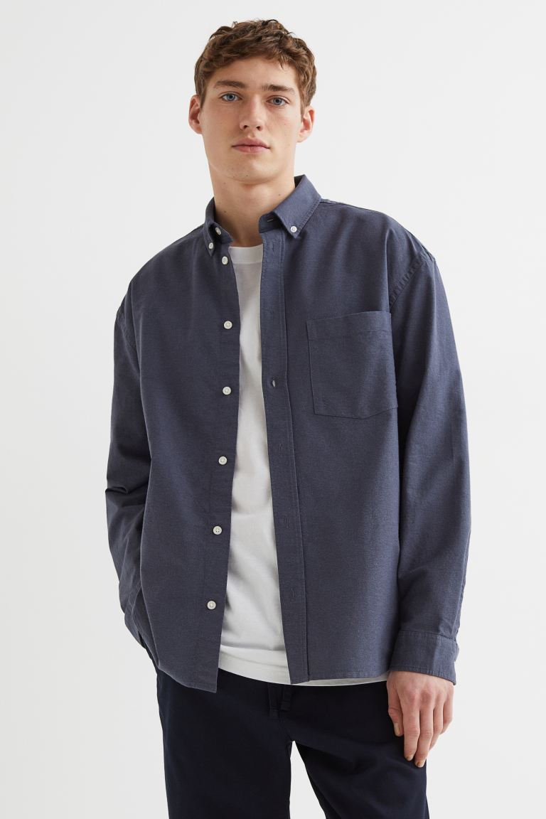 Relaxed Fit Oxford shirt-1036739008