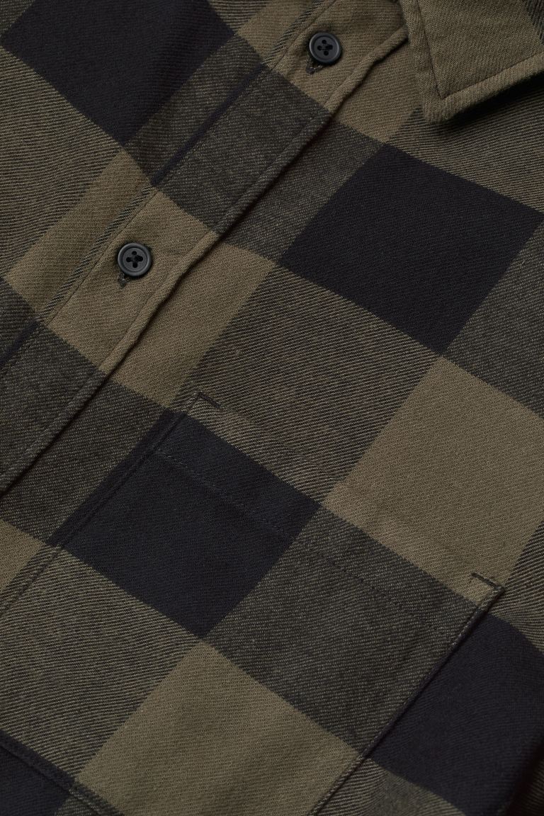 Cotton flannel shirt-0908891004