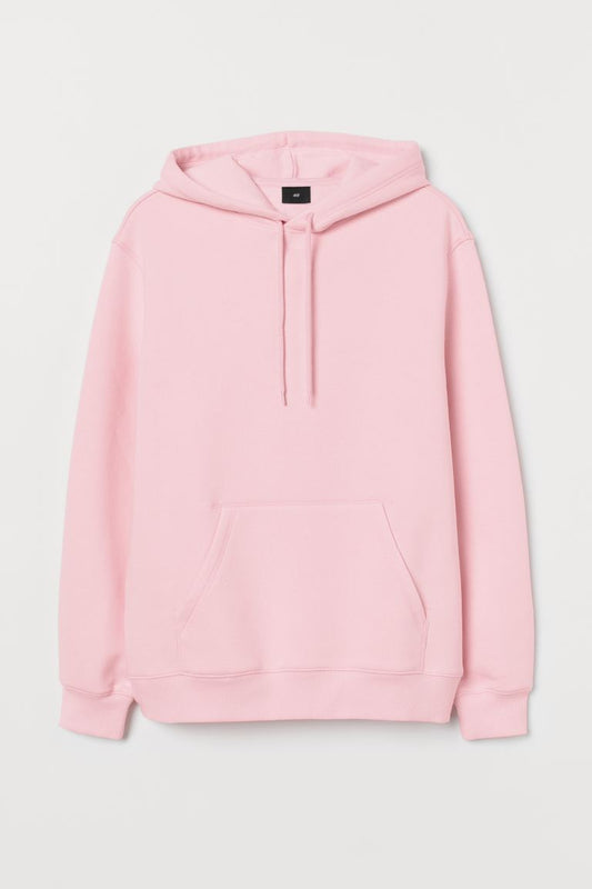 Relaxed Fit Hoodie-Light pink-0685814033