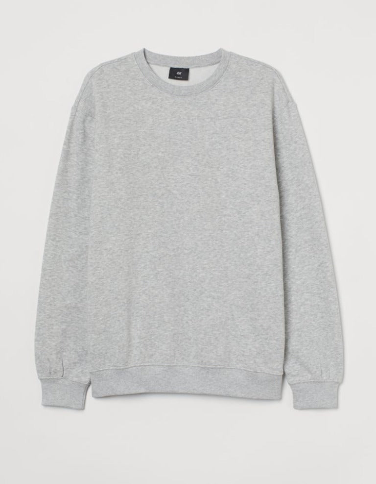 Relaxed Fit Sweatshirt Light grey marl 0970818002 Discount Store