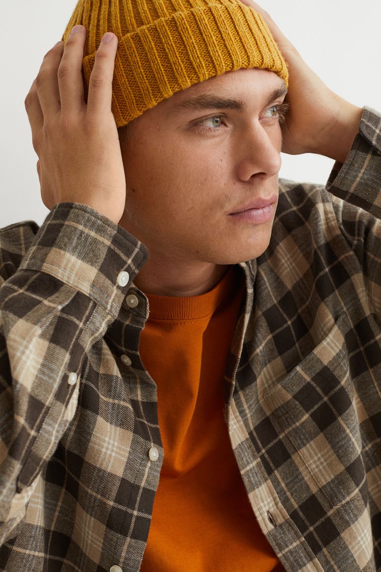 Regular Fit Flannel shirt-0996265004