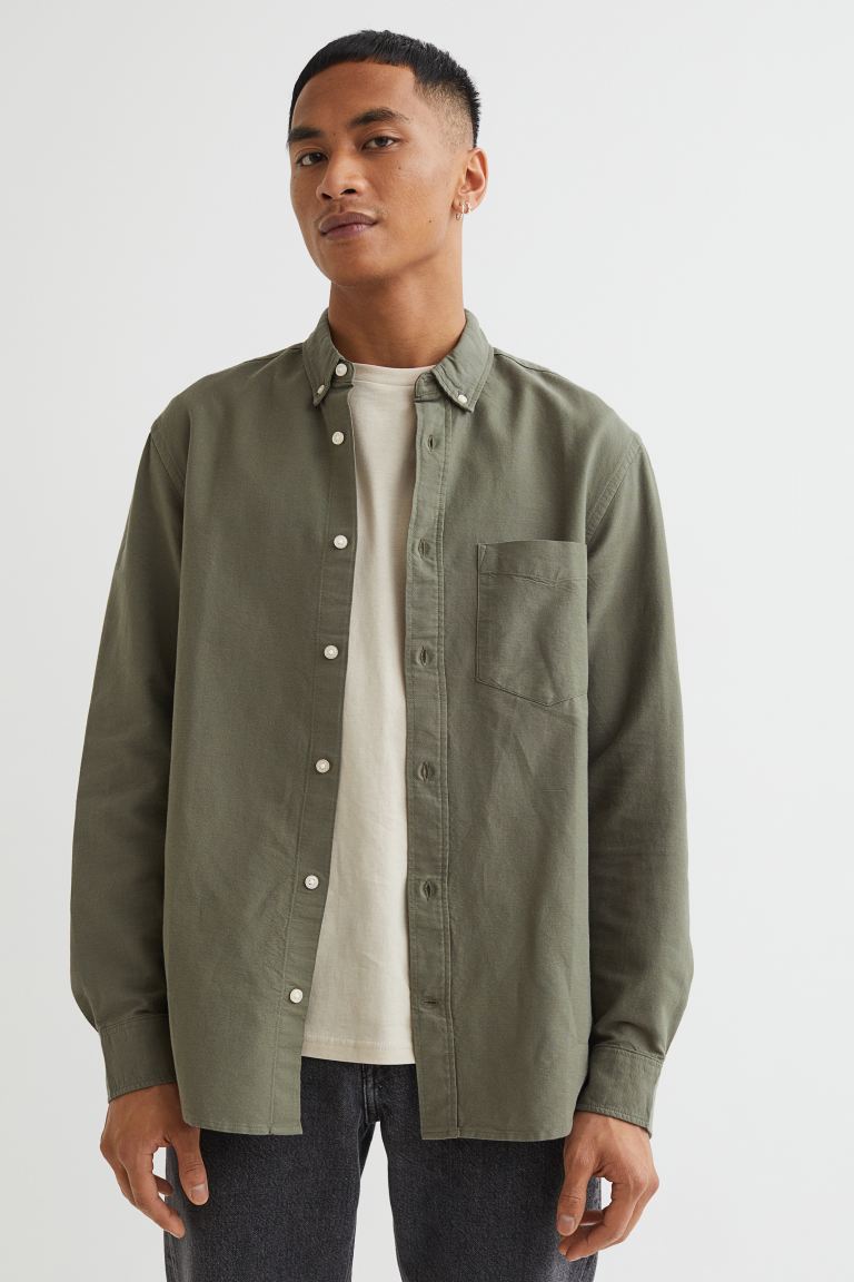 Regular Fit Oxford shirt-1013956009