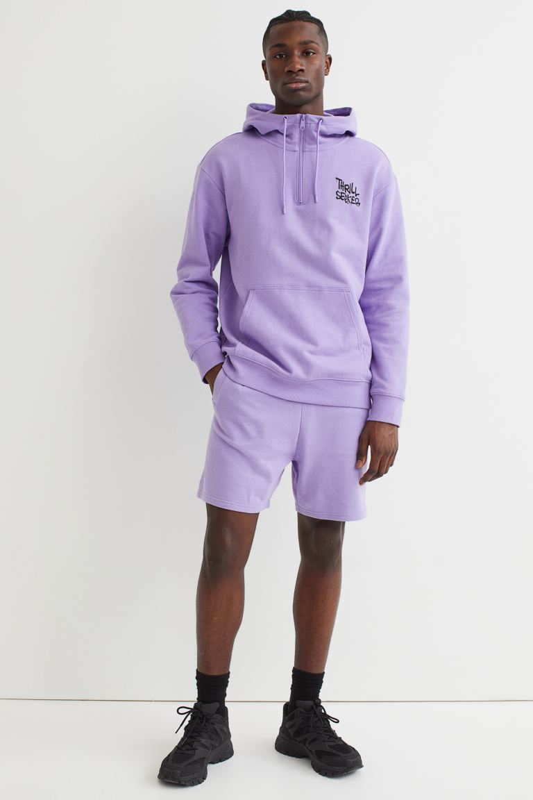 Relaxed Fit Printed sweatshorts-1015288011