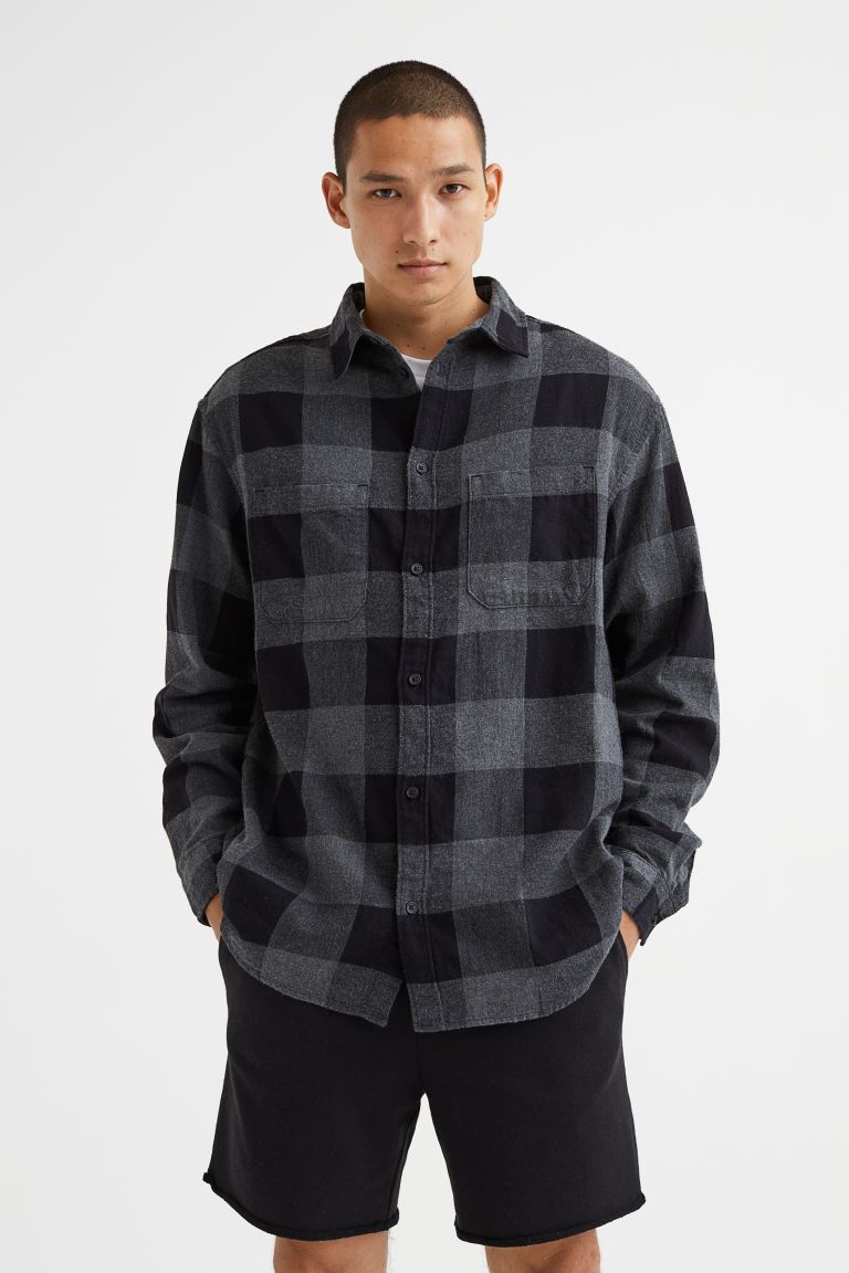 Relaxed Fit Twill shirt-1032855014