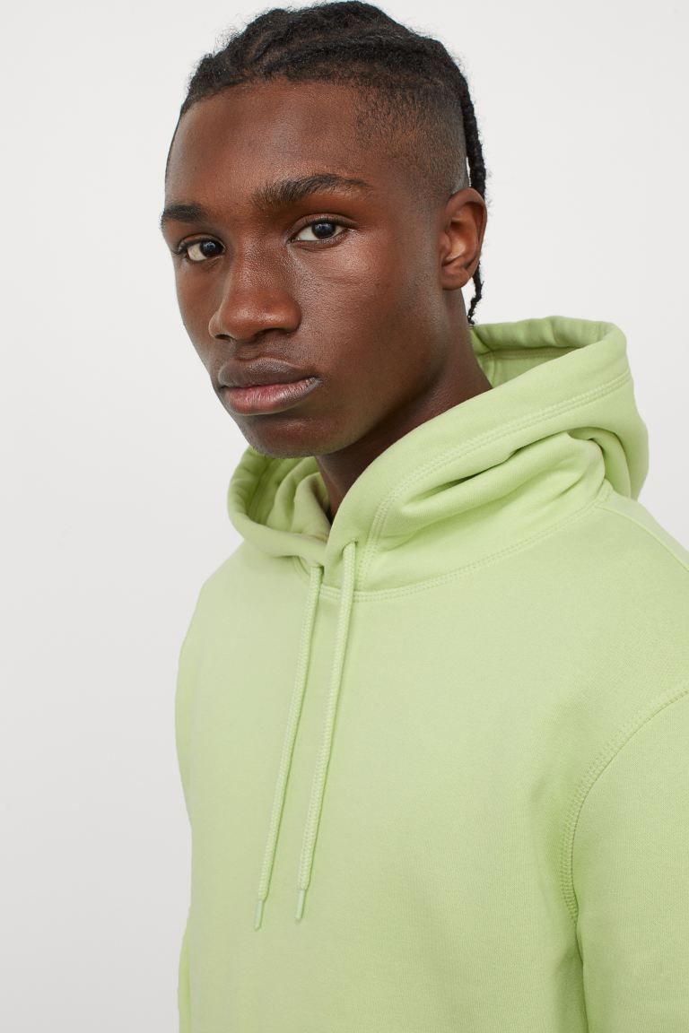 Relaxed Fit Hoodie-neon green-0970819009