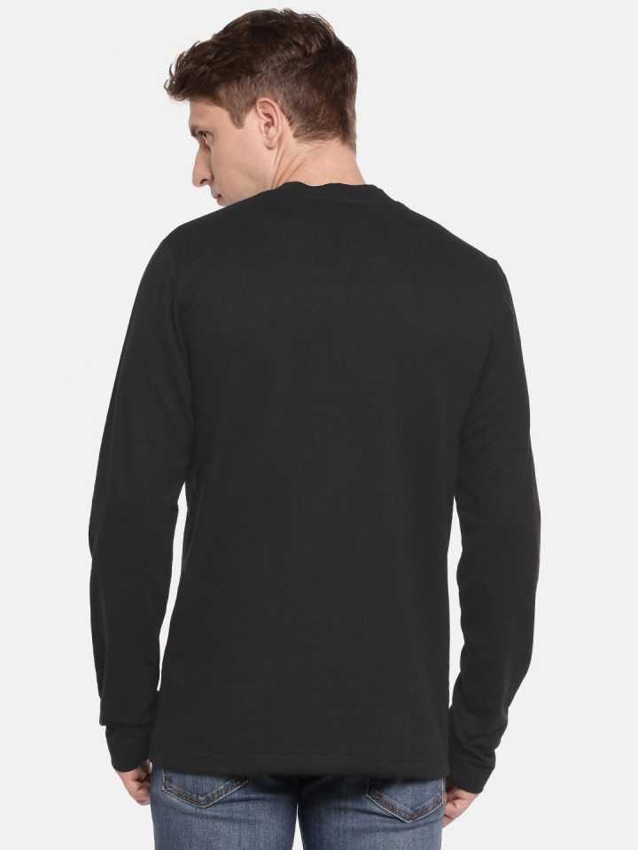 Full Sleeve Solid Men Sweatshirt-58452901