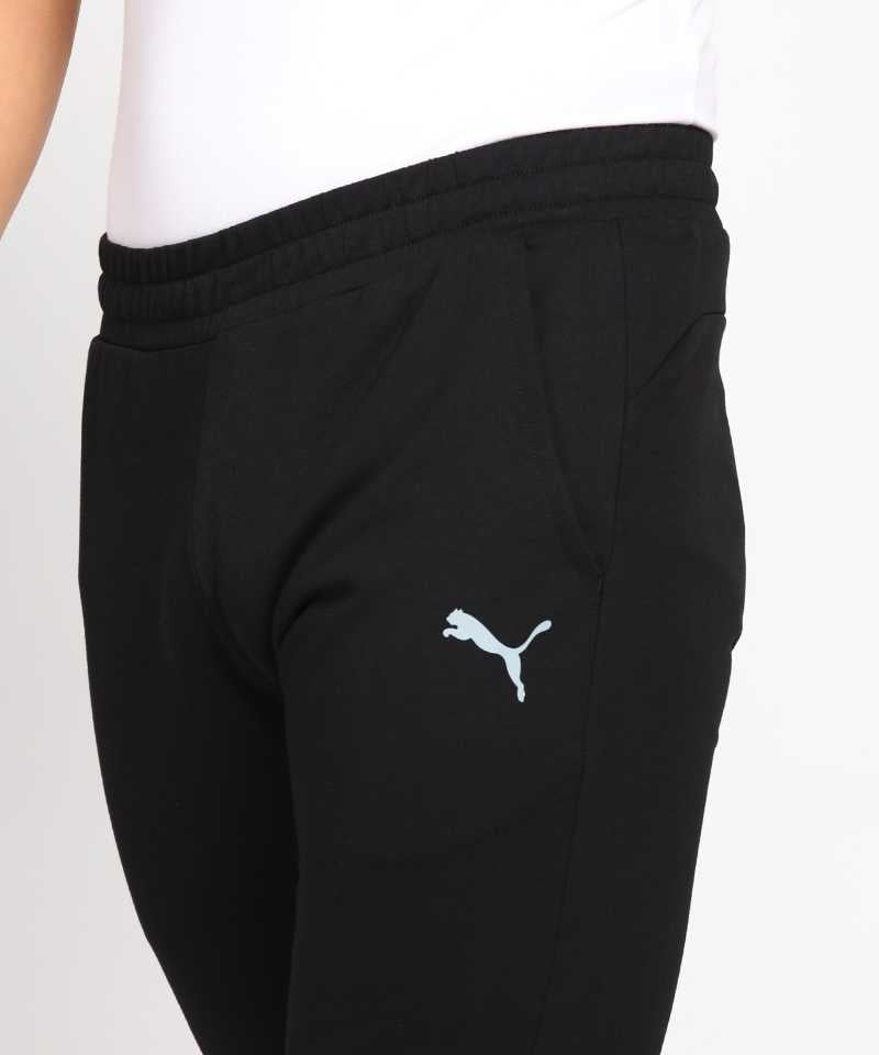 Solid Men Black Track Pants-670302 01