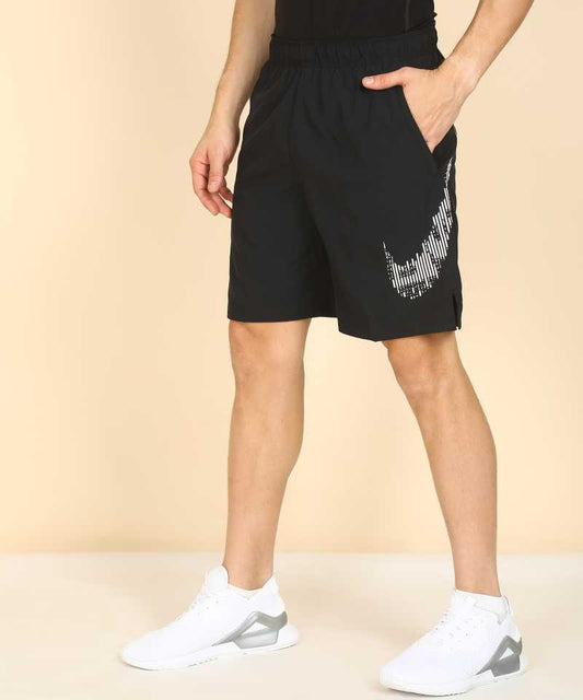 Printed Men Black Sports ShortsCJ2393-010