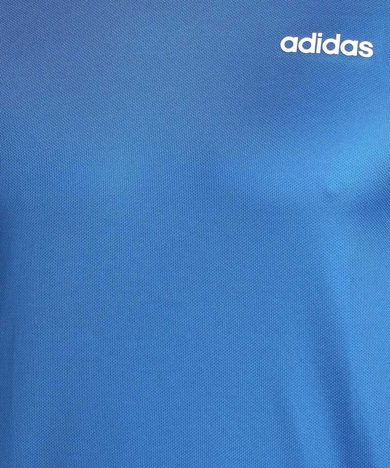 Striped Men Round Neck Blue T-Shirt